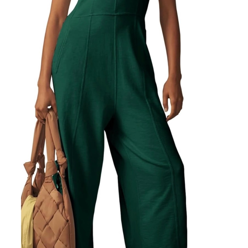 Elegant Green Jumpsuit